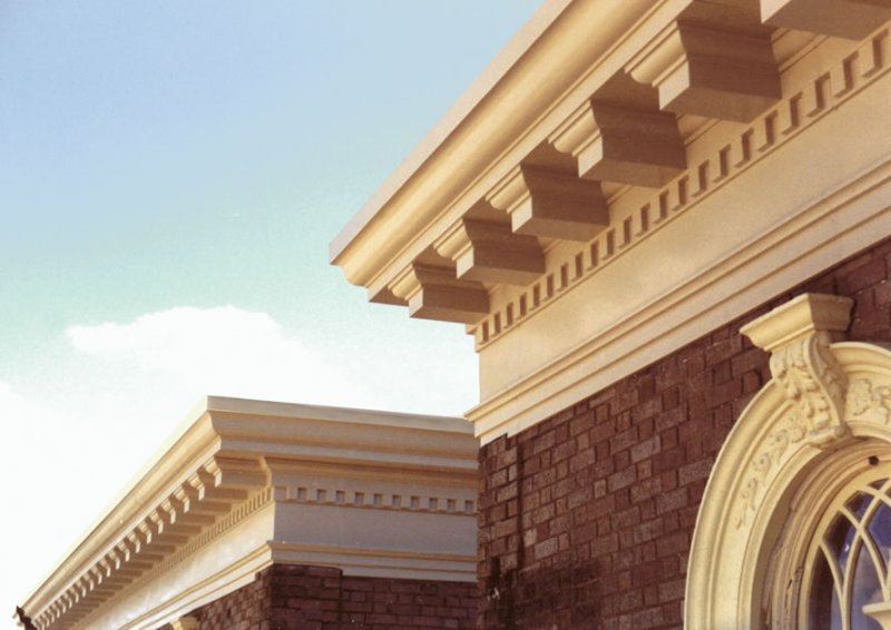 Exterior Fiberglass Cornice Low Cost Polyurethane